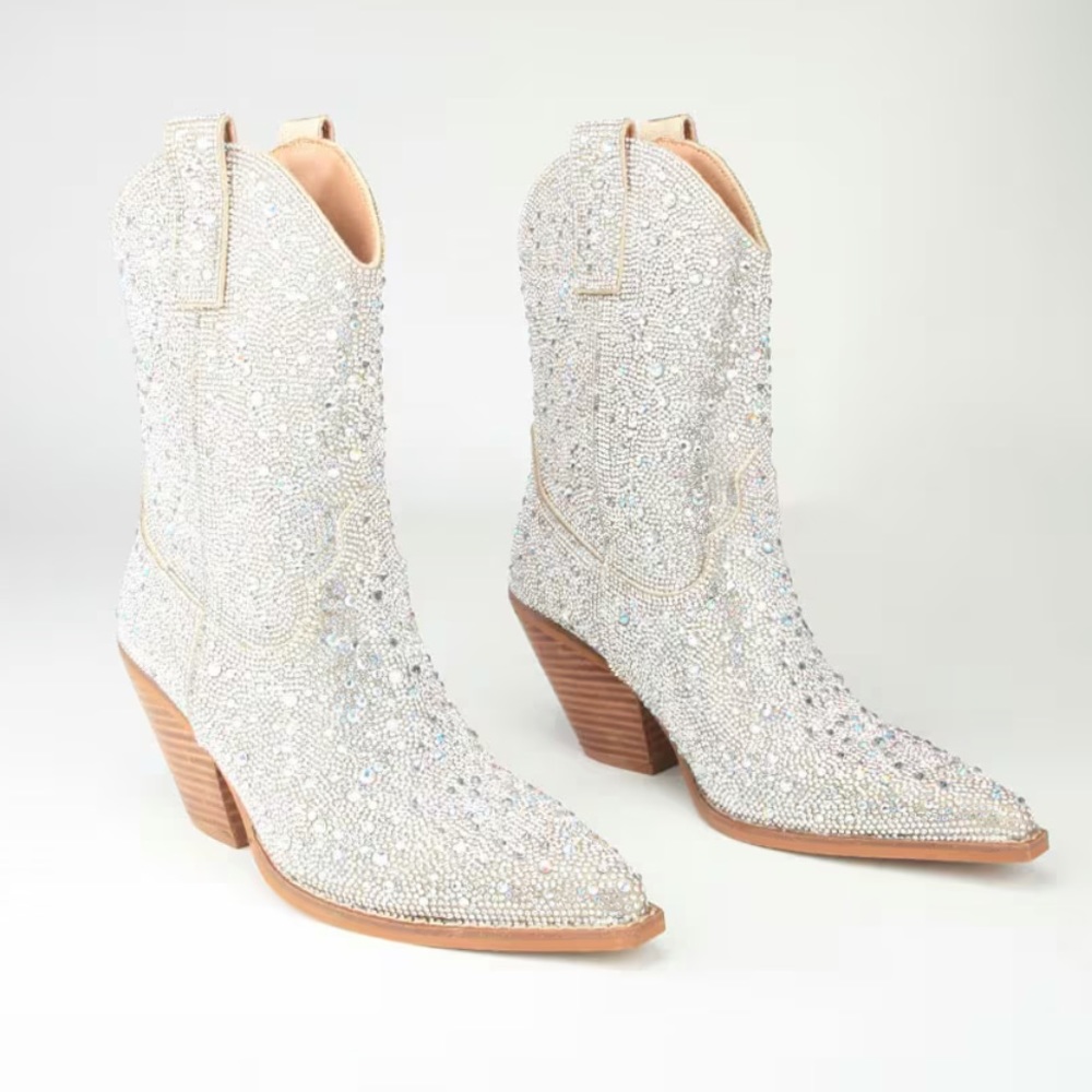 Dry Goods | Sparkle Mid-Calf Western Bootie